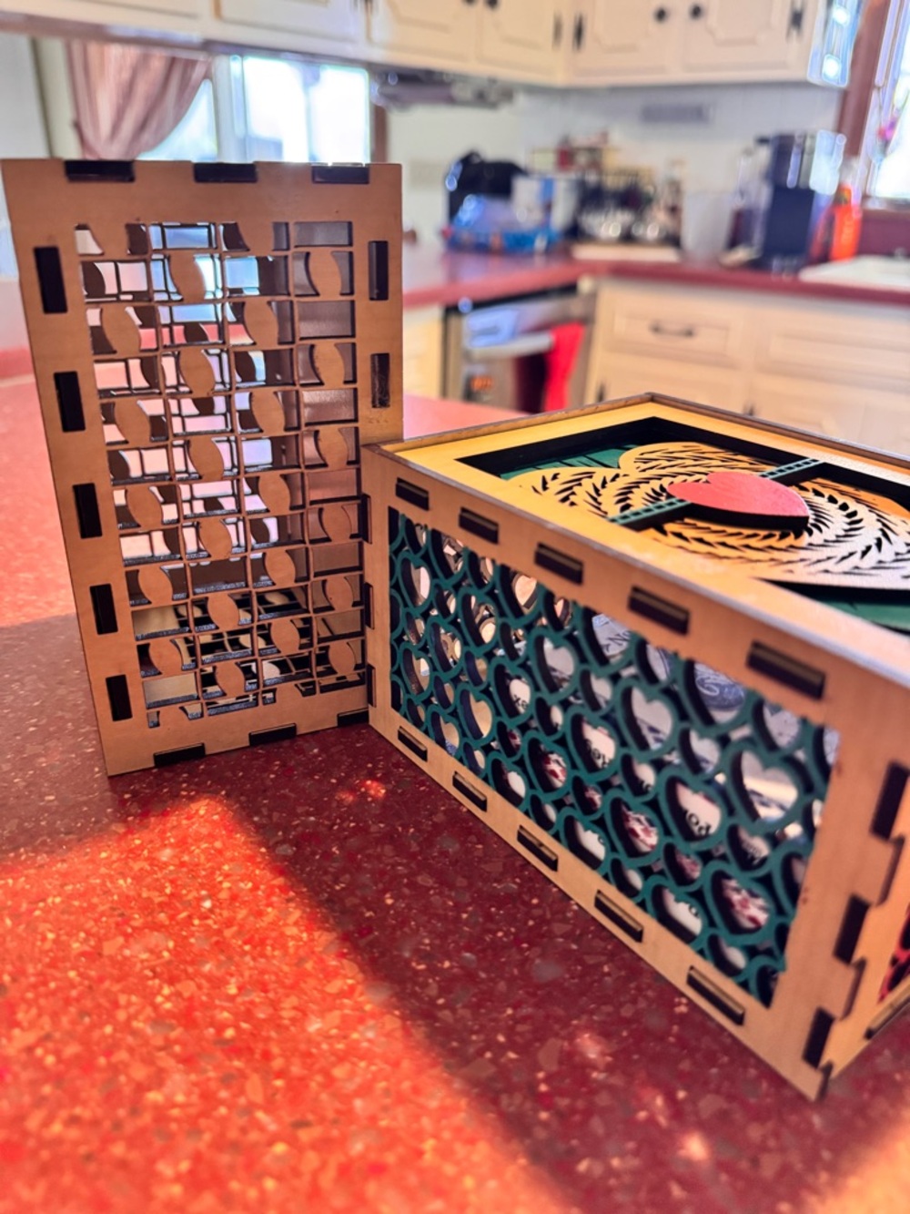 Handcrafted by me customizable Wood Card/Uno Box Holder buyers choice of 1 - Picture 4 of 6